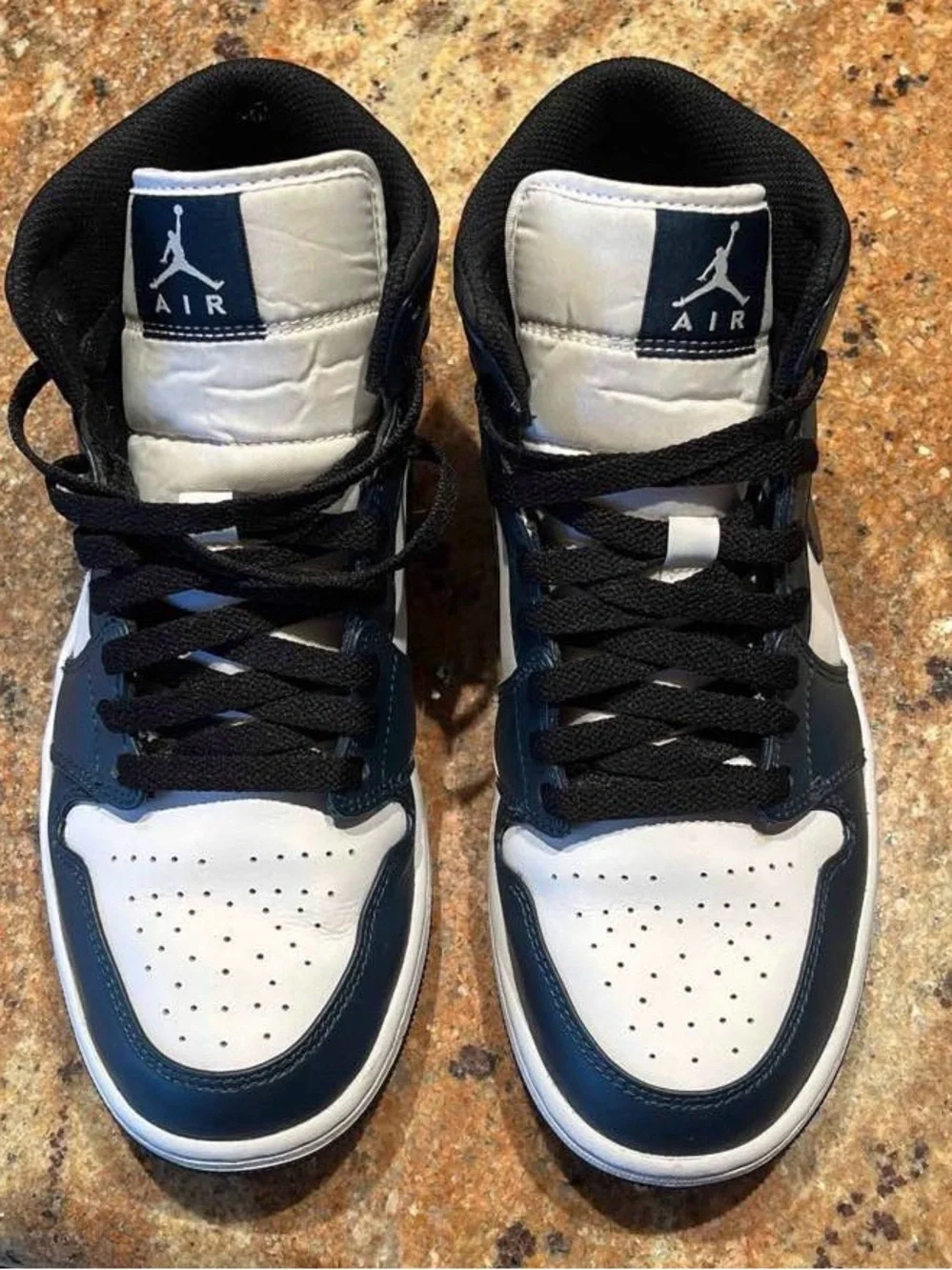 Jordan High-Top Sneakers - Navy & White